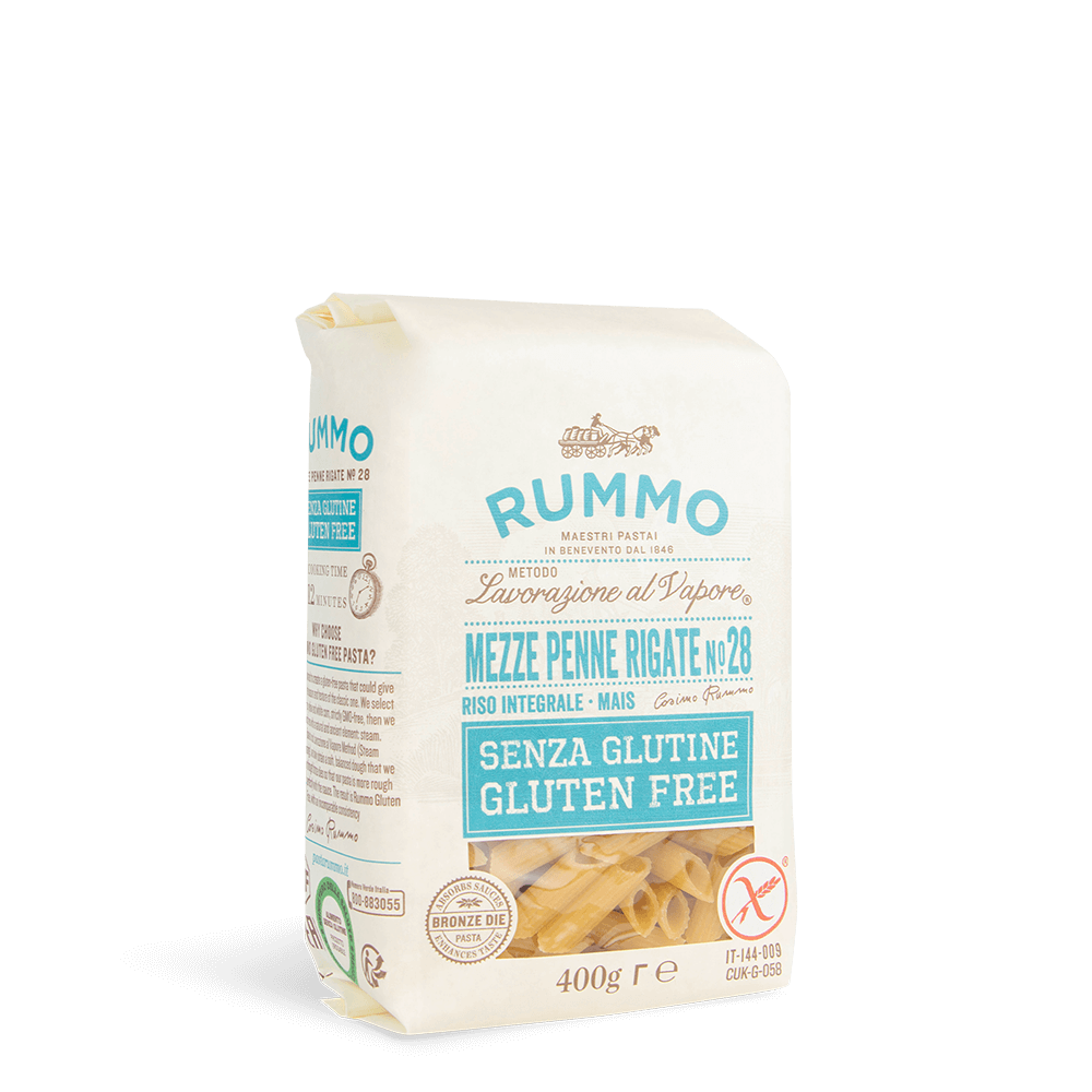Mezze Penne Rigate N° 28 Sans Gluten Rummo