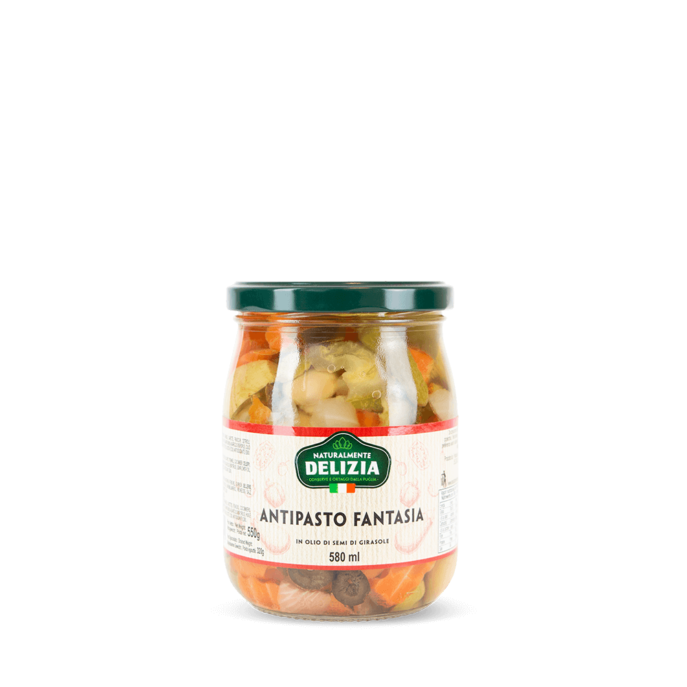 Antipasto Fantasia - Légumes Mixtes Naturalmente Delizia