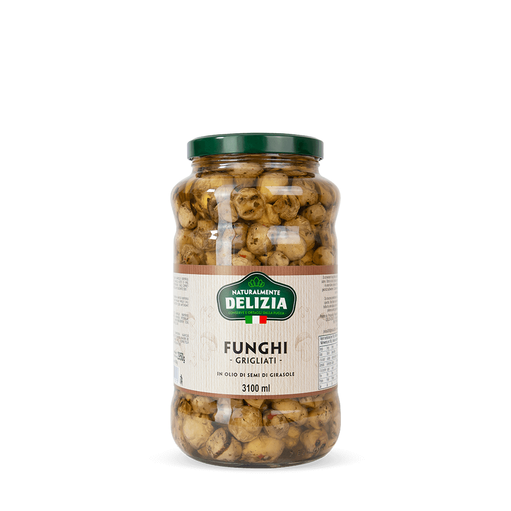 Champignons Grillées Naturalmente Delizia